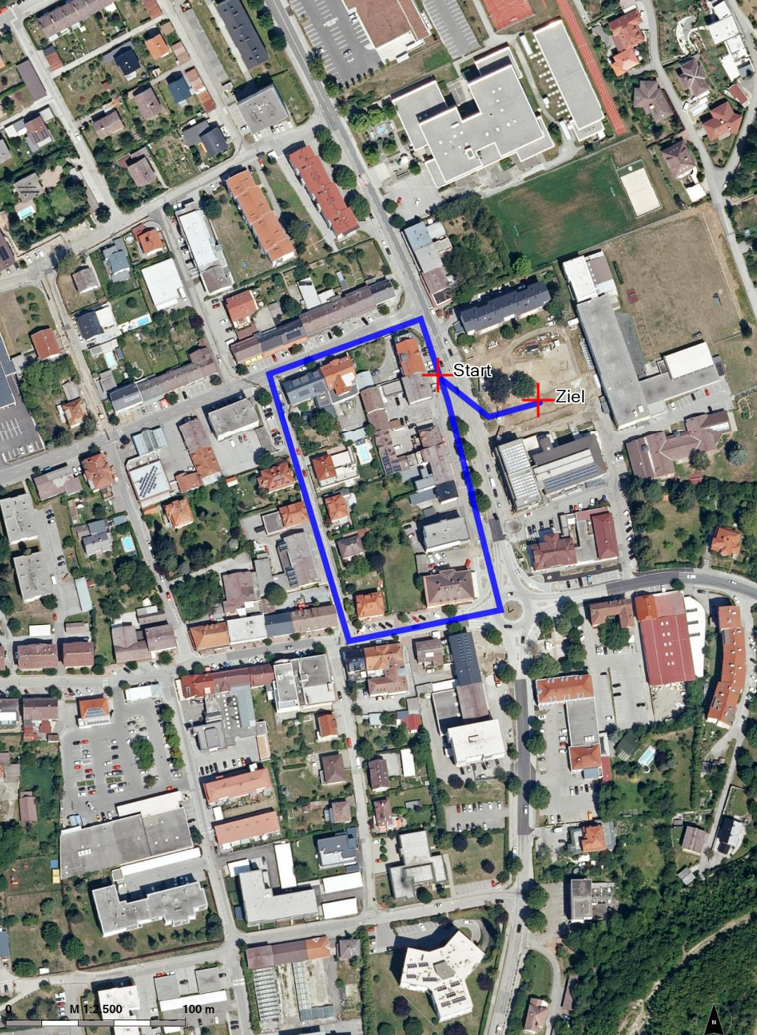 Streckenverlauf Kinderlauf